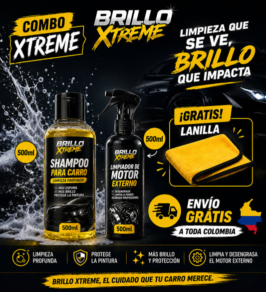 Combo Brillo Xtreme ® - Kit de Limpieza Premium